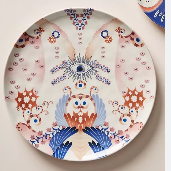 Set of 4 Longina Phillips Echo Dinner Plates by Anthropologie - Picture 1 of 8